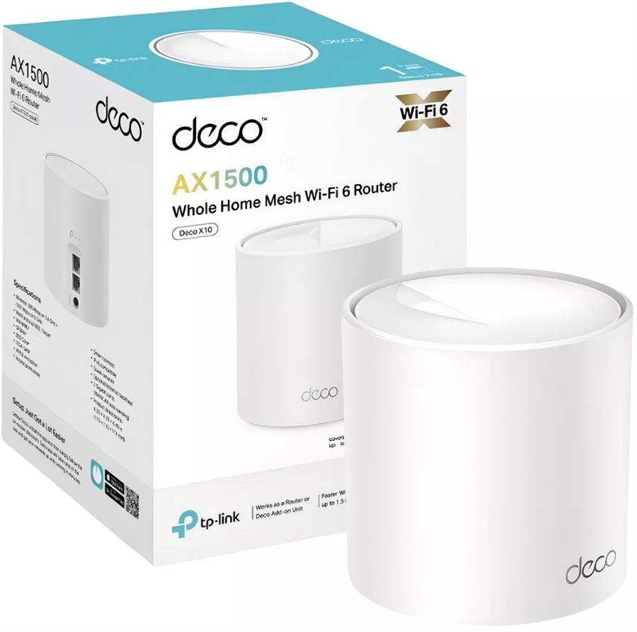 Access Point TP-Link Deco X10 Mesh WiFi 6 AX1500 Pack 1