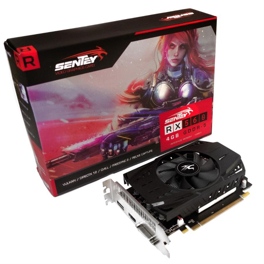 Placa de Video Sentey Radeon RX 560 4GB