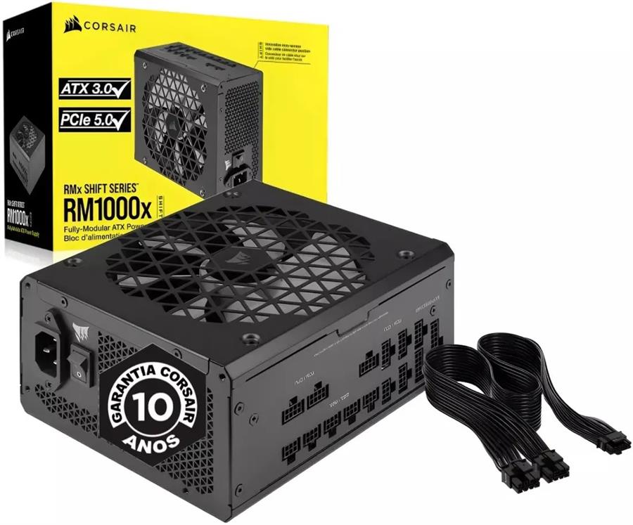 Fuente 1000w Corsair RM1000x Shift 80 Plus Gold Modular