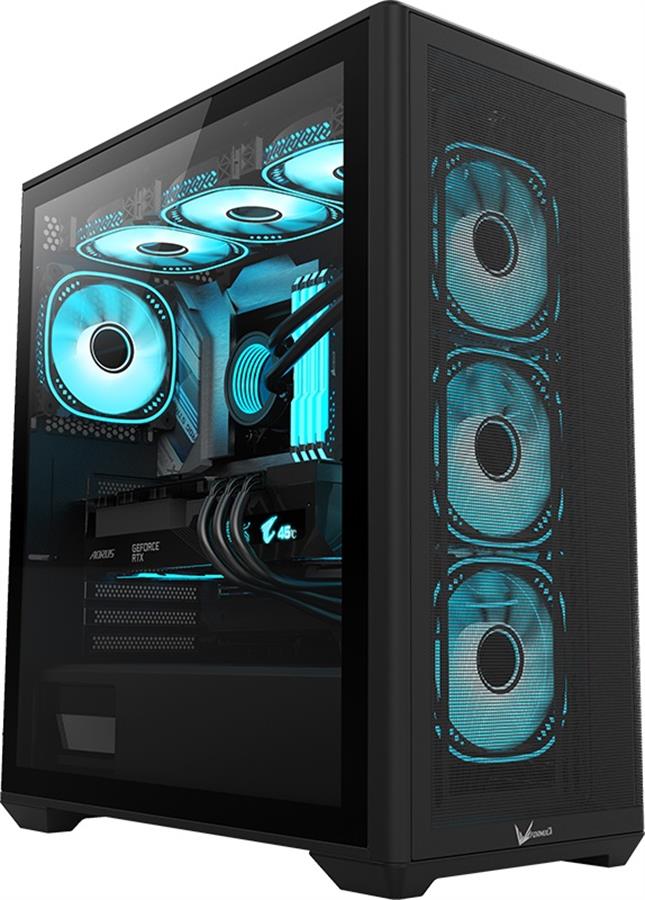 Gabinete Formula V Air Power G5 Plus Black 4 Cooler FRGB