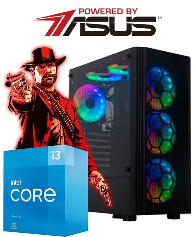 PC INTEL CORE I3-12100F, RTX 3050 6GB, 16G RAM, 256GB SSD, WIN10 (PBA)