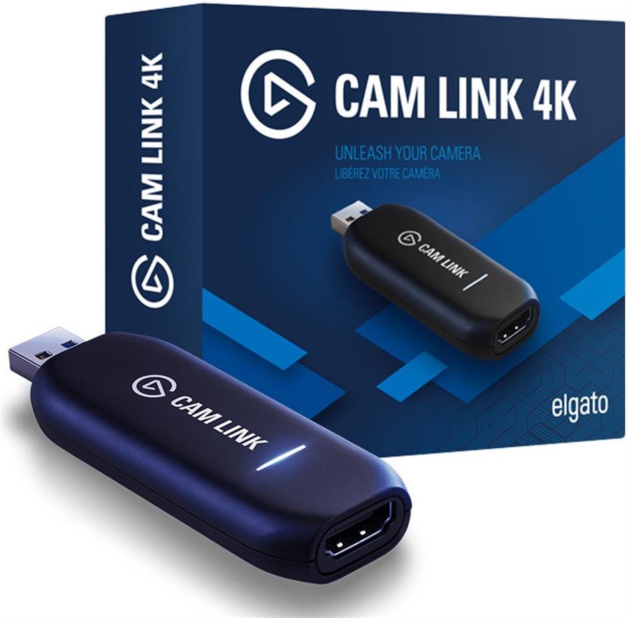 Cam Link Elgato 4K USB p/Cámaras Profesionales