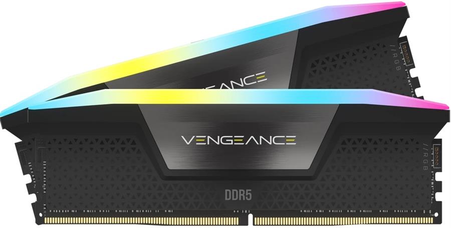 Kit Memoria Ram DDR5 32GB (2x16GB) 5600MHz Corsair Vengeance RGB Black AMD EXPO