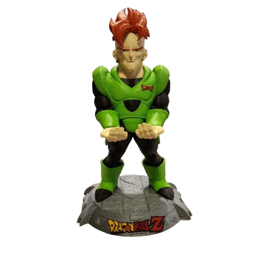 Soporte para Joystick PS4 PS5 XBOX Figura 3D Androide 16 Dragon Ball