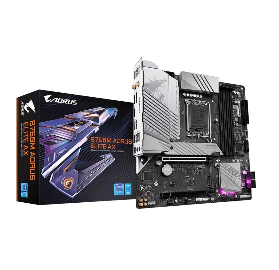 Motherboard Gigabyte B760M  Aourus Elite AX DDR5 LGA1700