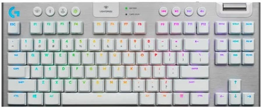 Teclado Logitech G915 TKL RGB White Wireless