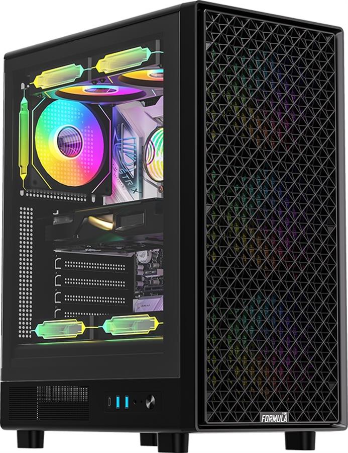 Gabinete Formula V Mana Dynamic Black 4 Cooler FRGB