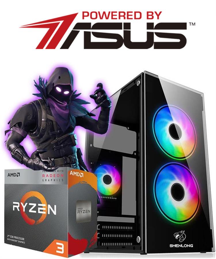 PC Ryzen 3 3200G, 8G RAM, 256GB SSD, Win10 (PBA)