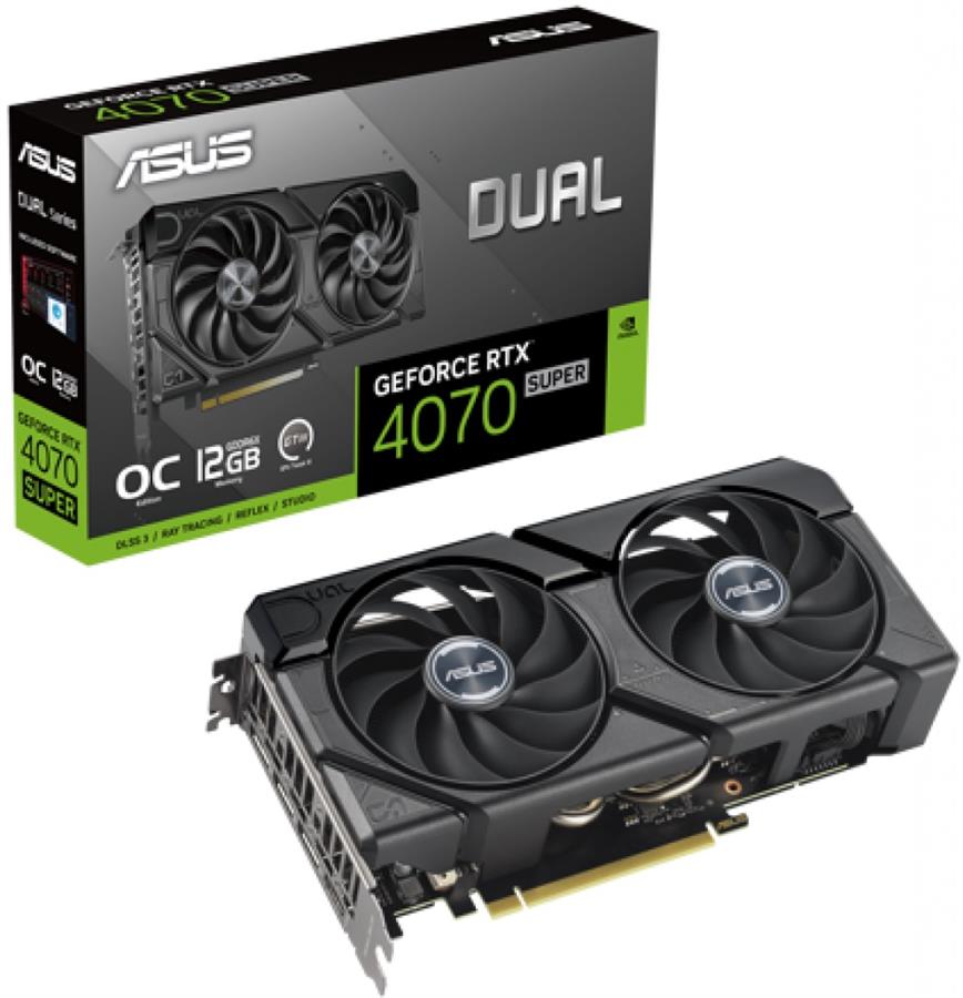 Placa de Video Asus Dual GeForce RTX 4070 Super 12GB OC