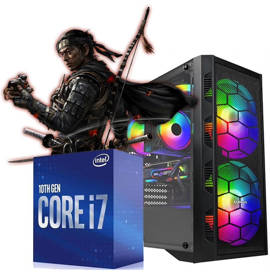 PC Intel Core i7-10700F, RTX 4060 Ti 8GB, 16G RAM, 500GB SSD, Win10