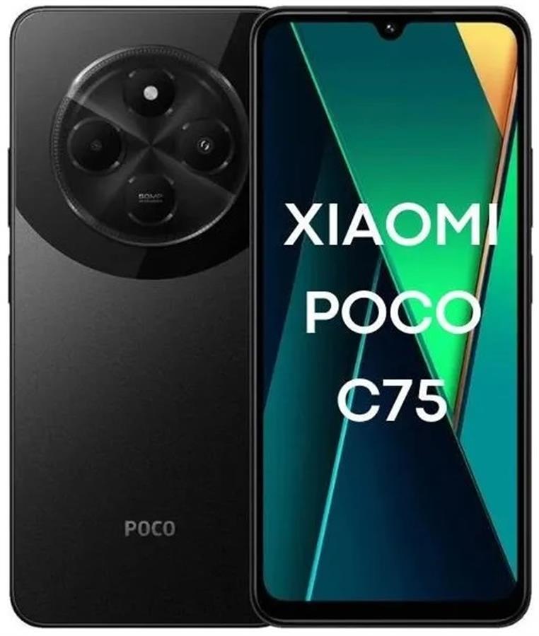 Smartphone Xiaomi Poco C75 Global 6G RAM 128GB  Dual SIM Pantalla 6.74" - Negro