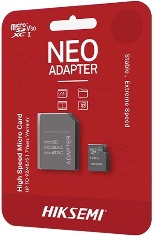 Micro SD 256GB Hiksemi NEO con Adaptador