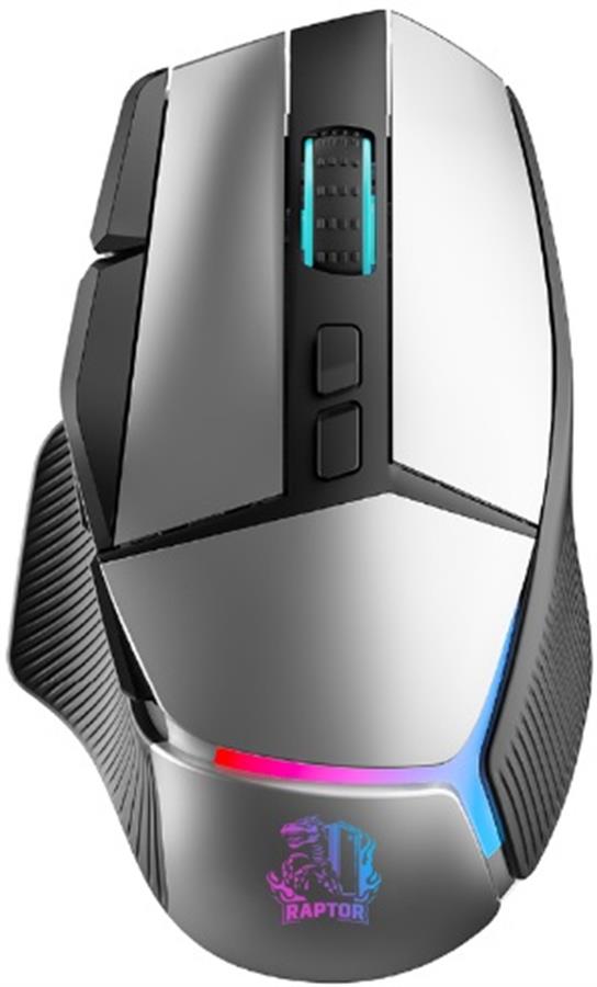 Mouse Raptor Storm Grip 9 Botones 8000 DPI RGB c/cable