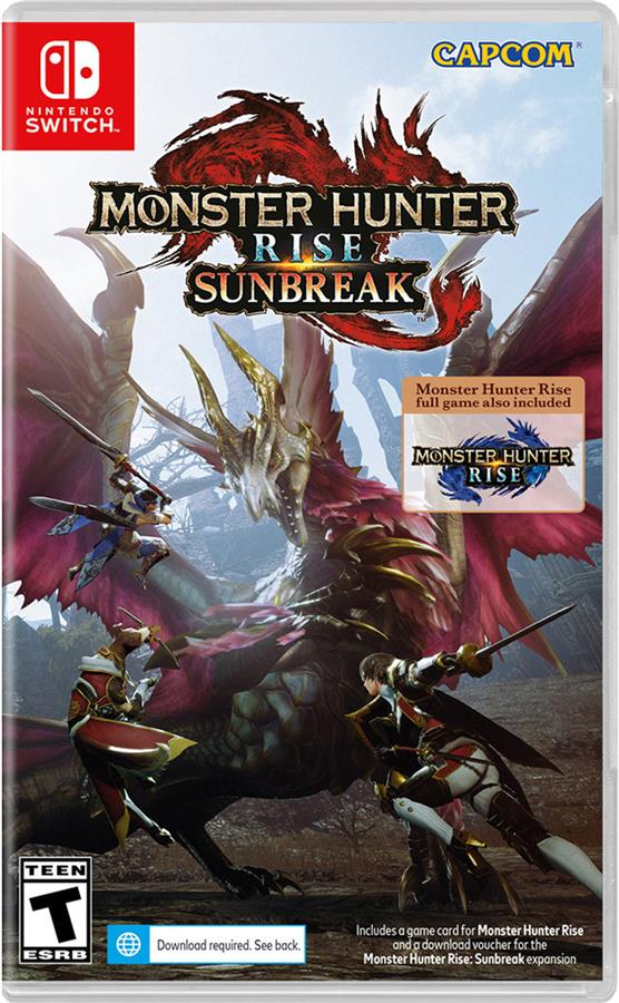 Monster Hunter Rise + Sunbreak DLC Nintendo Switch
