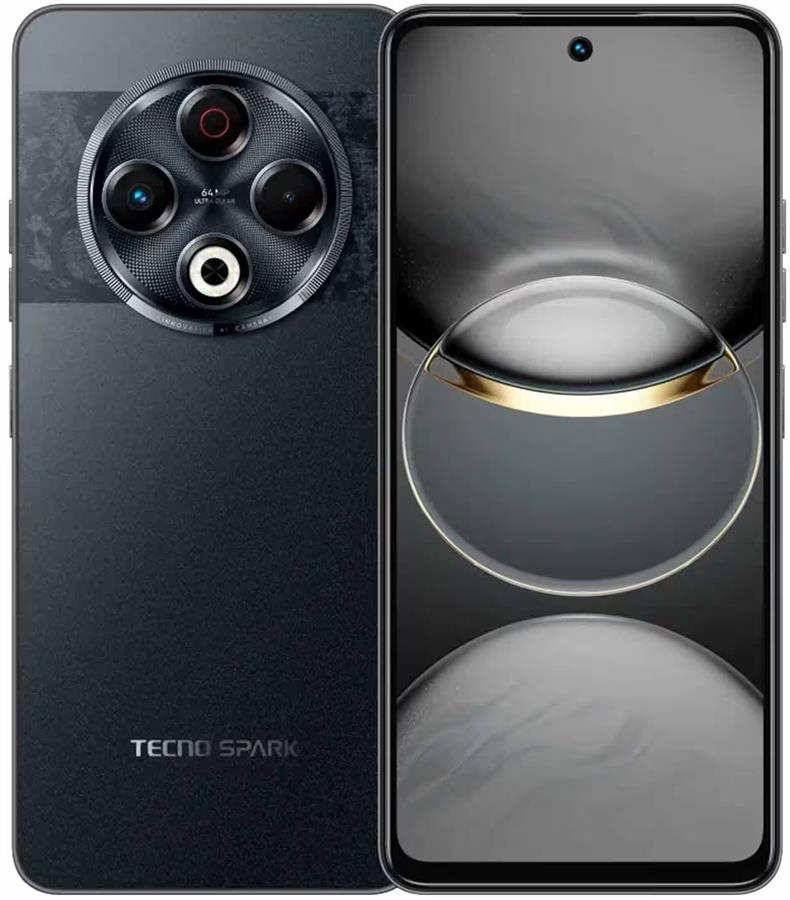 Smartphone Tecno Spark 30C 8GB RAM 256GB Dual SIM Pantalla 6.67" - Negro