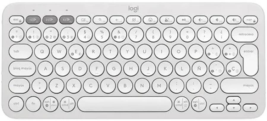 TECLADO LOGITECH K380S MULTIDISPOSITIVO BLUETOOTH BLANCO