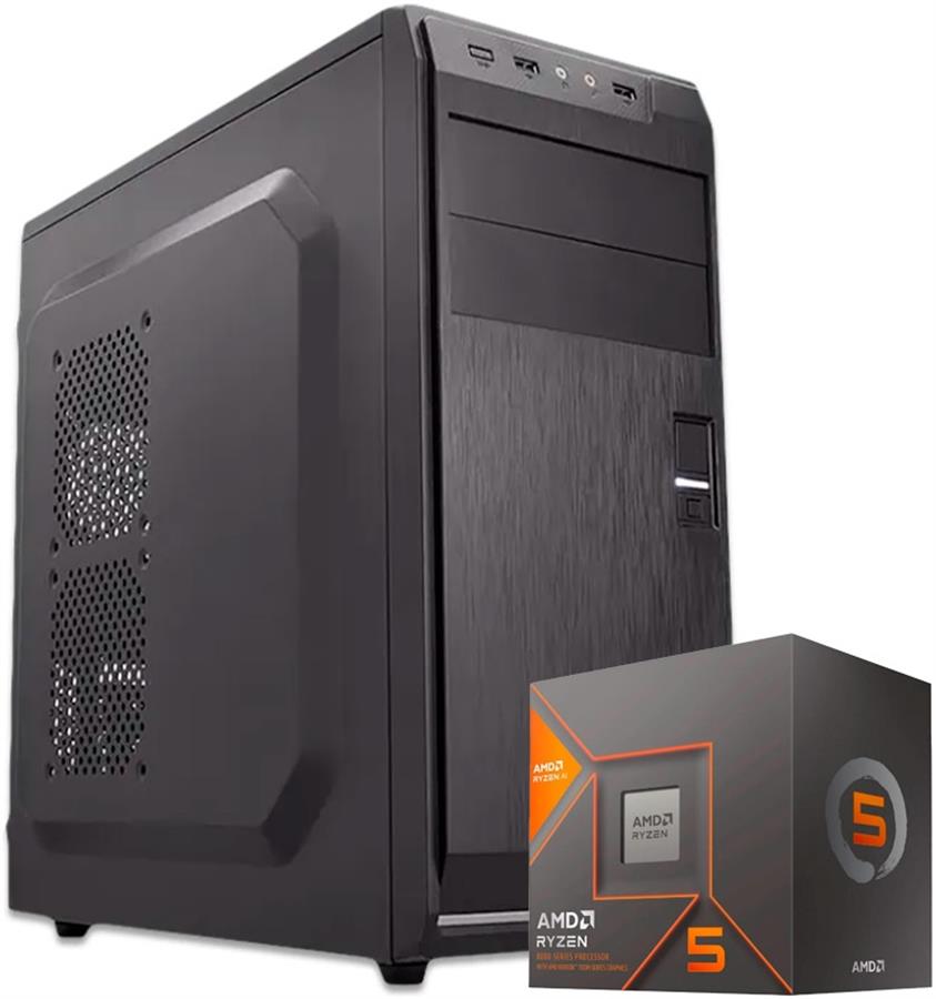 PC AMD Ryzen 5 8500G, 16G RAM, 480GB SSD, Win11 + Kit Mouse Teclado de Regalo