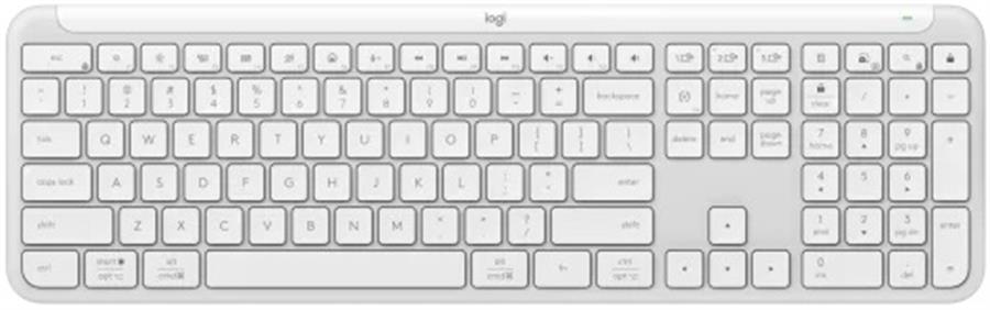 Teclado Logitech K950 White Wireless/Bluetooth