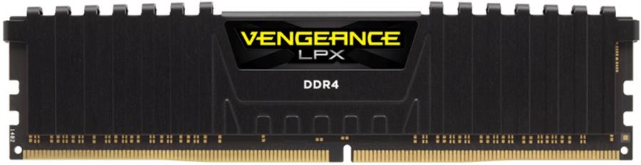 MEMORIA RAM DDR4 8GB 3200MHZ CORSAIR VENGEANCE LPX BLACK
