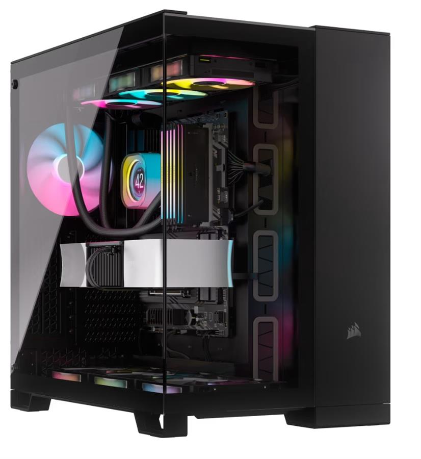 Gabinete Corsair 6500X Glass TG Rgb Fan Black