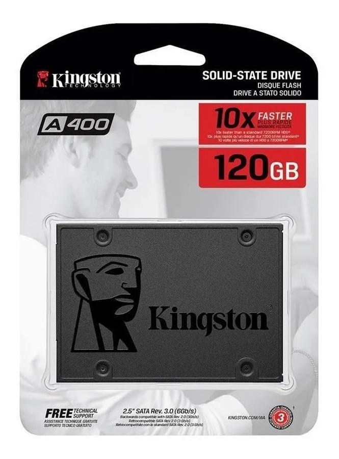 Disco Sólido SSD 120GB Kingston A400